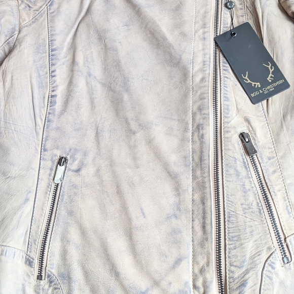 REAL ITALIAN LEATHER JACKET XLARGE, new, tags on. - Picture 2 of 9